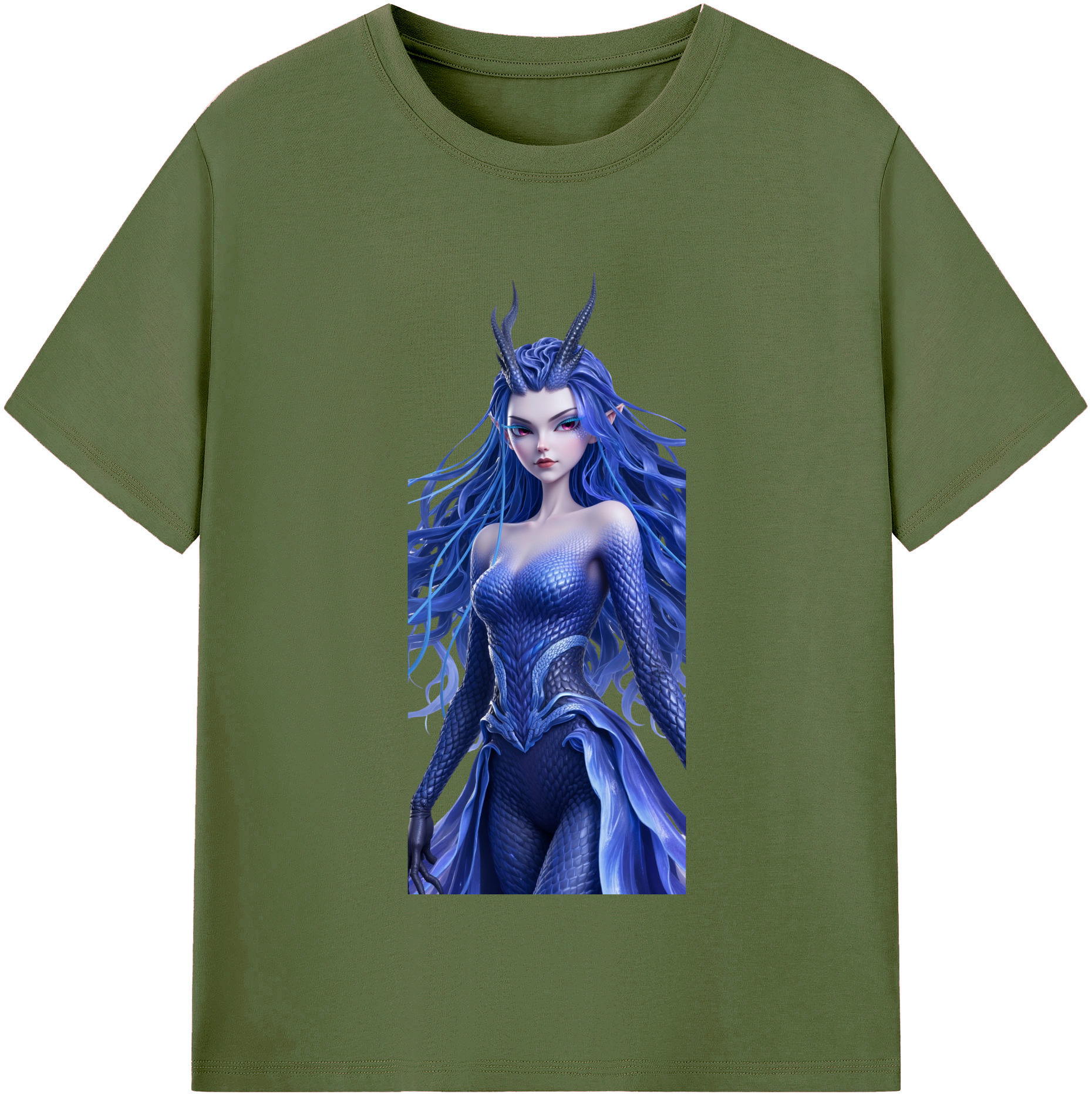 （画像用） Ne Zha 2 ナタ 魔童の大暴れ 綿100％半袖Tシャツ（フロントプリント）